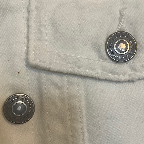 Marine Layer White jean jacket 🌸 SHIPS FREE - Picture 3 of 5